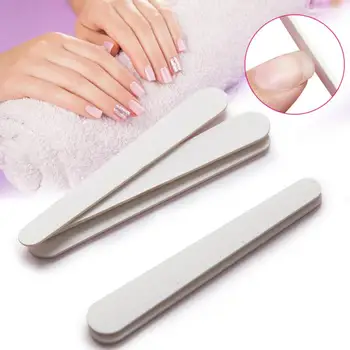 

5 pcs Sandpaper Nail File Lime 100/180 Double Side Sanding Buffer Block Set Grey Nail Files For UV Gel Polish Manicure Tool
