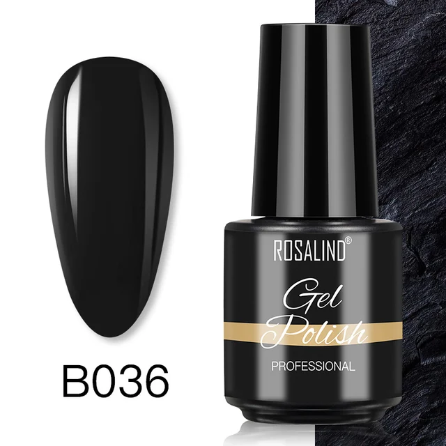 ROSALIND Gel Nail Polish 7ML Matte Base Top Coat For Soak Off Gel Polish UV LED Gel Semi Permanent Varnishes Design Nail Art SLA-B036