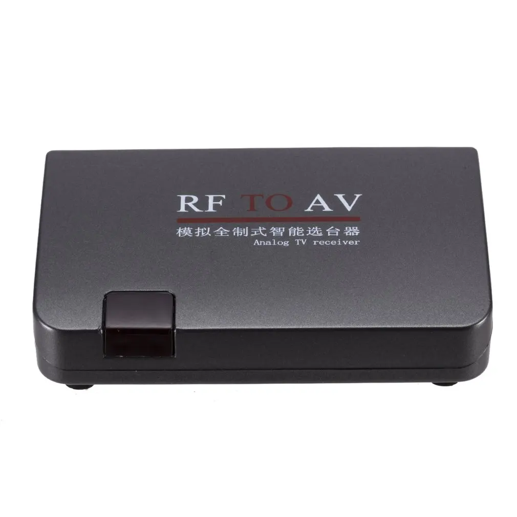 Мини Портативный RF в AV аналоговый ТВ приемник RF к AV конвертер модулятор питания адаптер с usb-разъёмом с видео кабелем