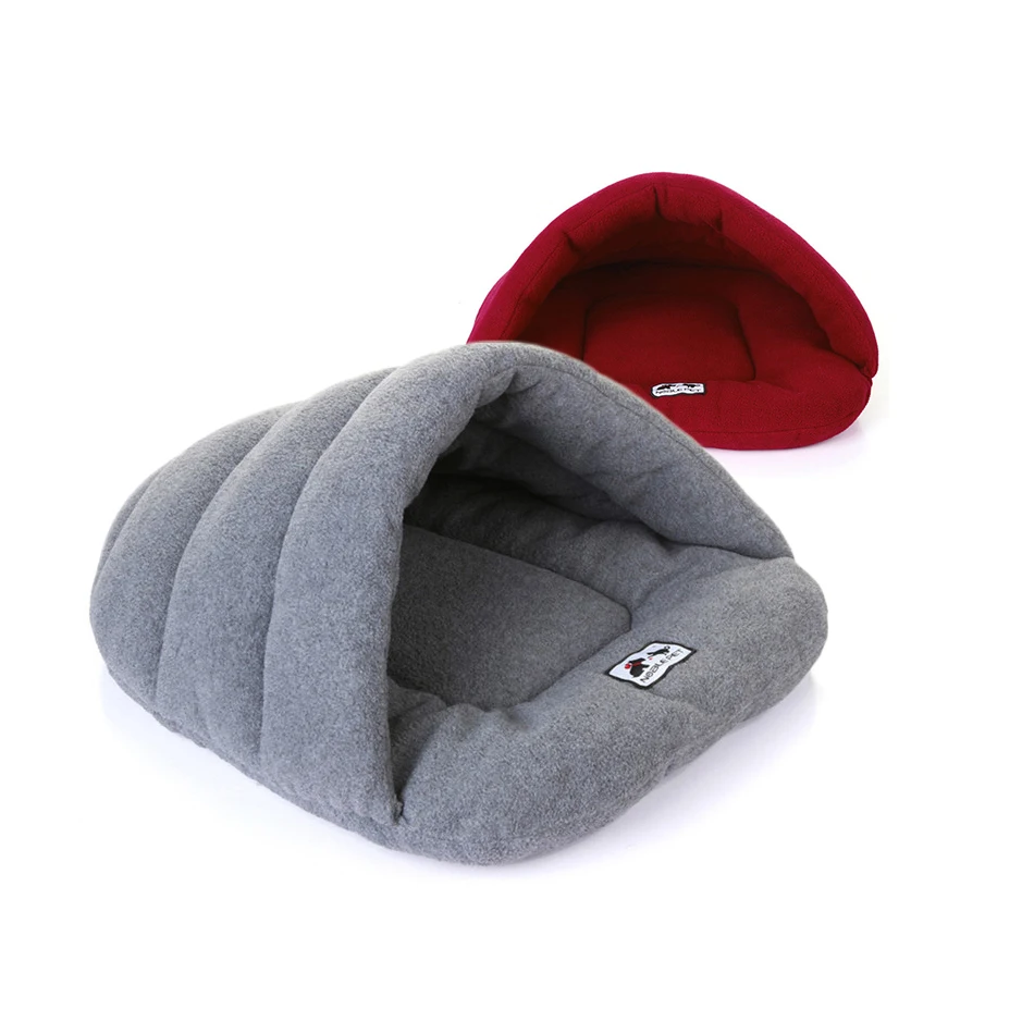 Cats Nest Winter Warm Sleeping Bed Winter Warm Slippers Style Puppy Mat Cat Bed House Puppy Dog Soft Nest Bed For Small Dogs