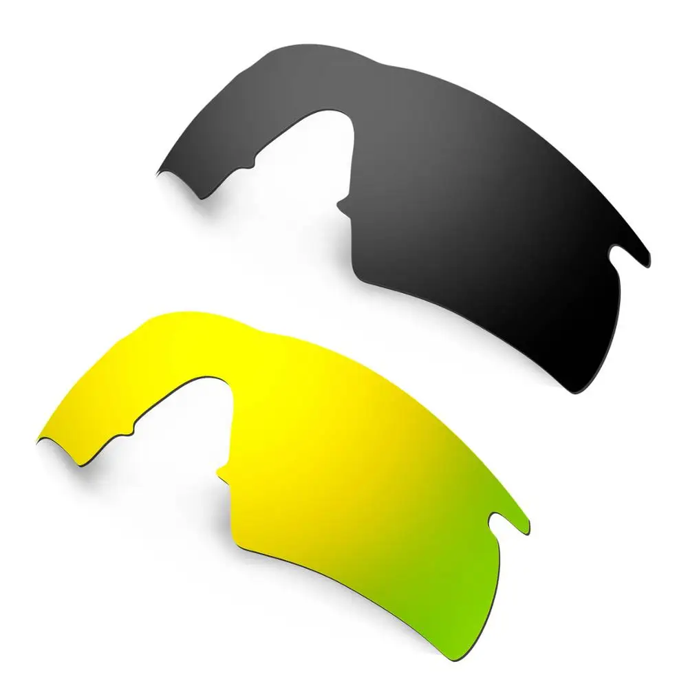 

HKUCO черные/Золотые 2 пары поляризованных сменных линз для M Frame очки с гибридной оправой увеличивают четкость