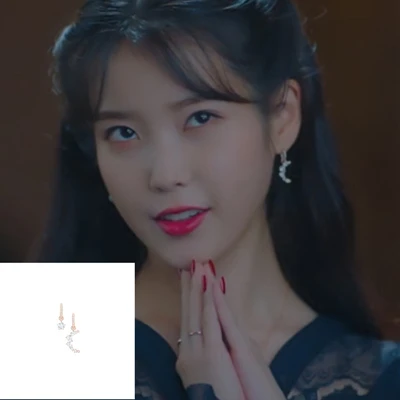 이지은 DEL отель Луна Иу 장만월 в Звездном Корейская Драма ТВ новая серьга для Для Женщин Серьги brincos, можно носить с орнаментом