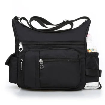 

Fashion Women Messenger Bags Hobos Shoulder Zipper Bag Lightweight Waterproof Nylon Oxford Travel Crossbody Bag Purses Handbags