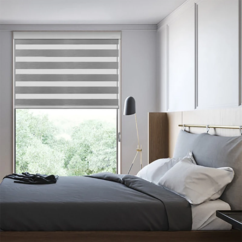 Зебра жалюзи двухслойные рулонные для кухни гостиной офиса настраиваемый узор