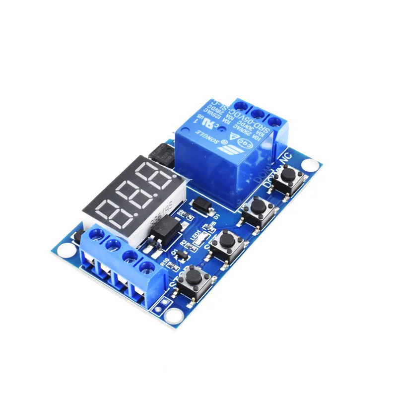 Модуль реле времени задержки переключения Micro USB 5 в светодиодный дисплей