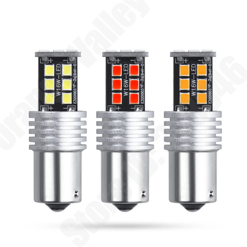 10 шт. 1156 BA15S BAY15D 1157 T20 7440 7443 P21W 15 SMD 3528 Светодиодный автомобильные поворотники