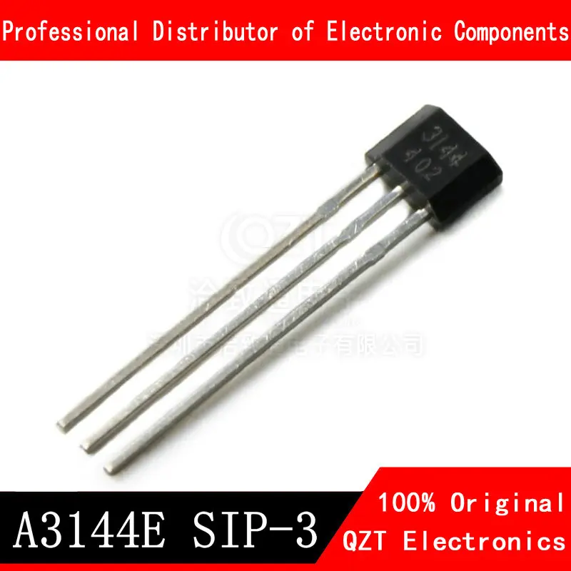 20pcs/lot A3144E A3144 3144 TO-92 Hall Effect Sensor new original jxk 7 hall effect ac dc current transmitter open loop current transducer sensor 4 20ma output 0 100a 0 200a 0 500a 0 1000a