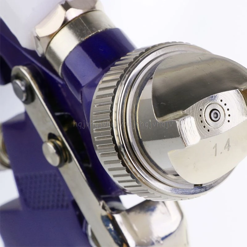 Professional H827P Air Spray Gun Paint Sprayer 600ml Pot Gravity Feed HVLP 3 Nozzles With 1.4mm 1.7mm 2mm Construction Tools O12