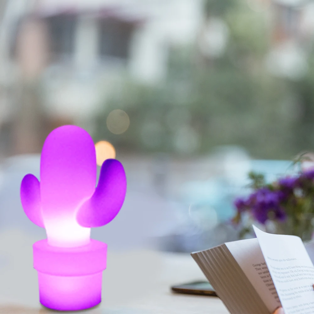 

LED USB Rechargeable Table Lamp Remote Control Colorful Table Light For Home Deco Party Bar Decoration As Kid's LED Night Light