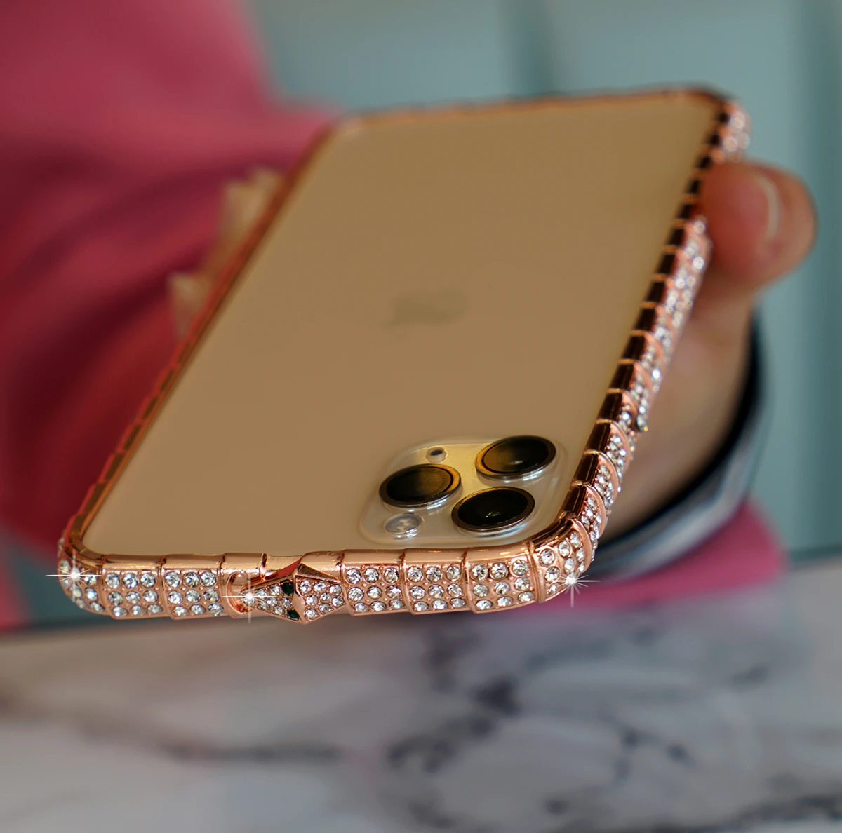 gedragen toewijzing Zachtmoedigheid Luxury Diamond Bumper Case Iphone | Glitter Bumper Case Iphone - Iphone 13  12 11 14 - Aliexpress