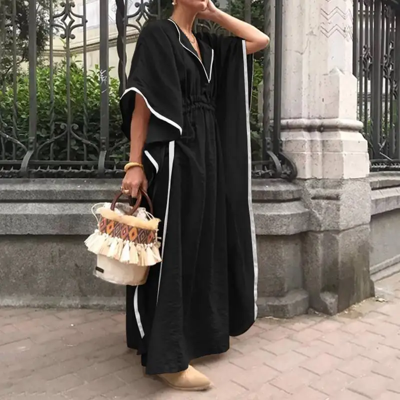 VONDA, женское платье, Ретро стиль, половина рукава, свободное, Vestidos, весна-лето, вечерние платья, женское пляжное платье, сарафан размера плюс