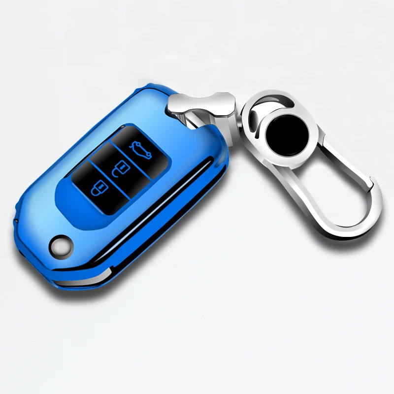 TPU Car Key Case Cover For Honda Civic Vezel Crider Accord Odyssey Avancier CRV Auto Key Keychain Holder Accessories
