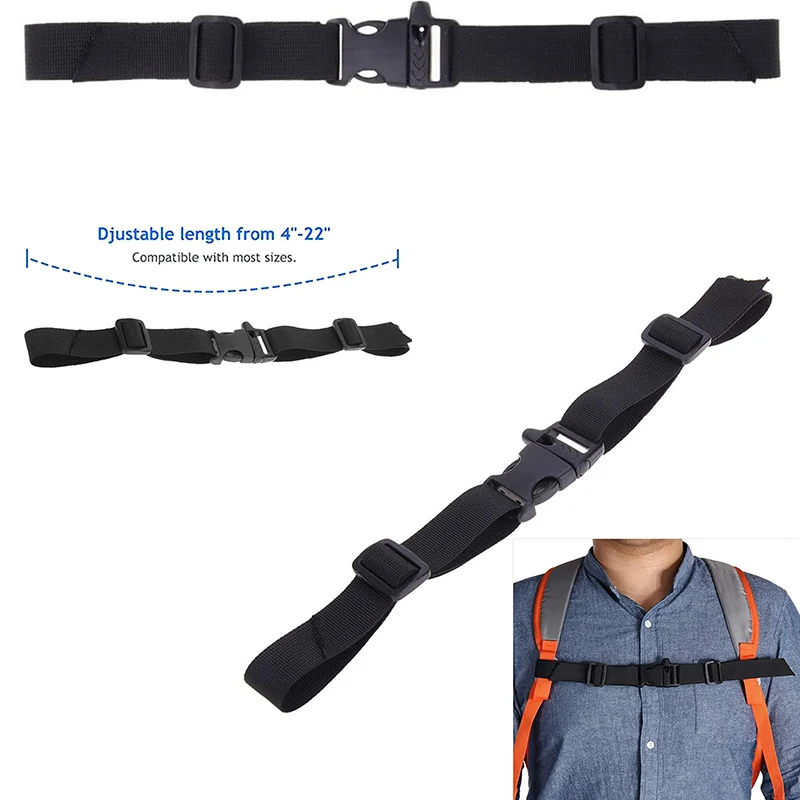 Heavy Duty Adjustable Backpack Sternum Strap Chest Belt for Backpacking Outdoors Sports Gear DYNWAVE Replacement Backpack Chest Strap 