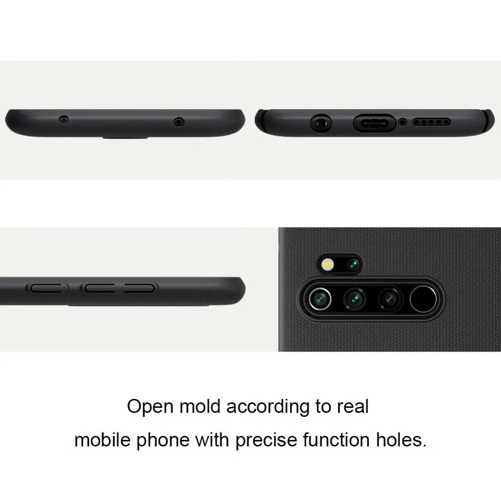 Чехол для Redmi Note 8 Pro NILLKIN матовая жесткая задняя крышка из ПК чехол для Xiaomi Redmi Note 7 8 pro Global с бесплатным держателем