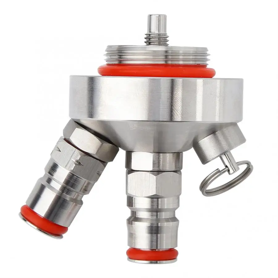 

Reusable Stainless Steel Mini Wine Drink Beverage Beer Keg Tap Dispenser with Hose and Seal Ring Bar Club wine accessories