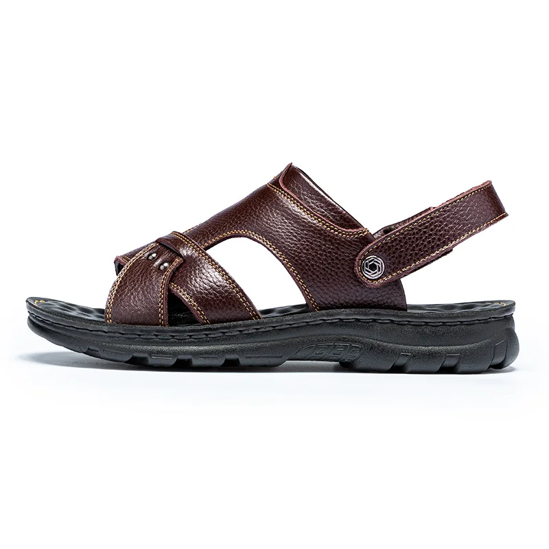 Vietnam/летние мужские сандалии из натуральной кожи sandalias cuero para genuino sandale uomo rasteira