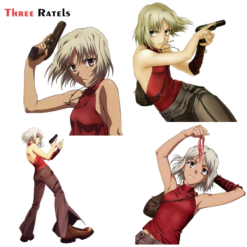 Three Ratels F292 Canaan Anime Cool Girl Diy Graffiti Sticker Car Accessories Windshield Windows Car Decals Car Stickers Aliexpress