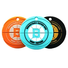 

Football Three-color Children's Cartoon Teether Food Grade Silicone Baby Teether Molar Teething Pacifier Chain Accessories