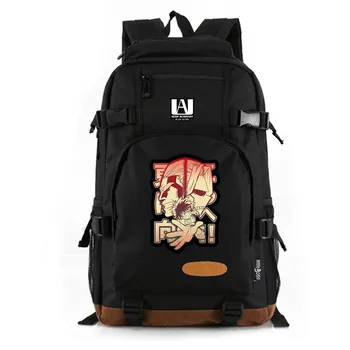 

2020 Unisex Cool Black My Hero Academ Pattern Backpack Mountain climbing Bag Large Capacity Backpack School Backpack for teens