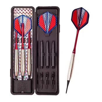 

D228 18g Tip Soft Darts Needle Copper Dart Body Aluminum Dart Shaft aluminum foil Dart Flights durable Dardos Throwing Toy