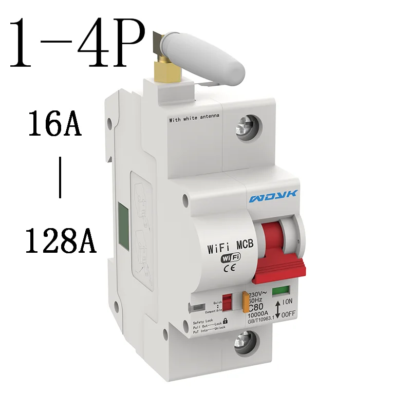 WiFi умный автоматический выключатель eWeLink приложение дистанционное управление автоматический переключатель защита от перегрузки цепи 1-4 P автоматический выключатель