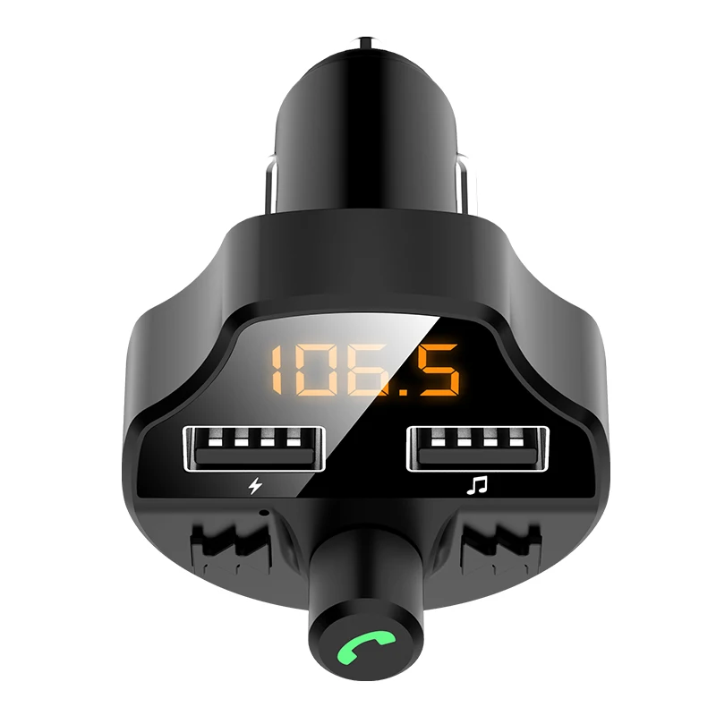Bluetooth fm-передатчик, Автомобильный MP3-плеер, fm-модулятор, двойное USB Автомобильное зарядное устройство, TF карта, bluetooth, гарнитура, bluetooth, автомобильный комплект для автомобиля