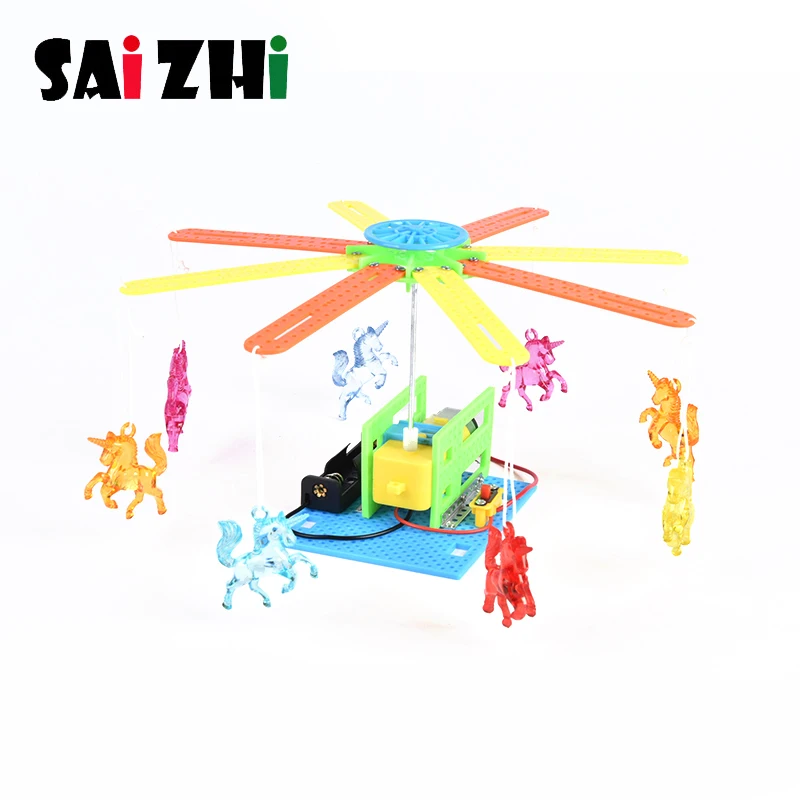 Детская карусель Saizhi SZ33i1 деревянная для творчества научных изобретений школьных