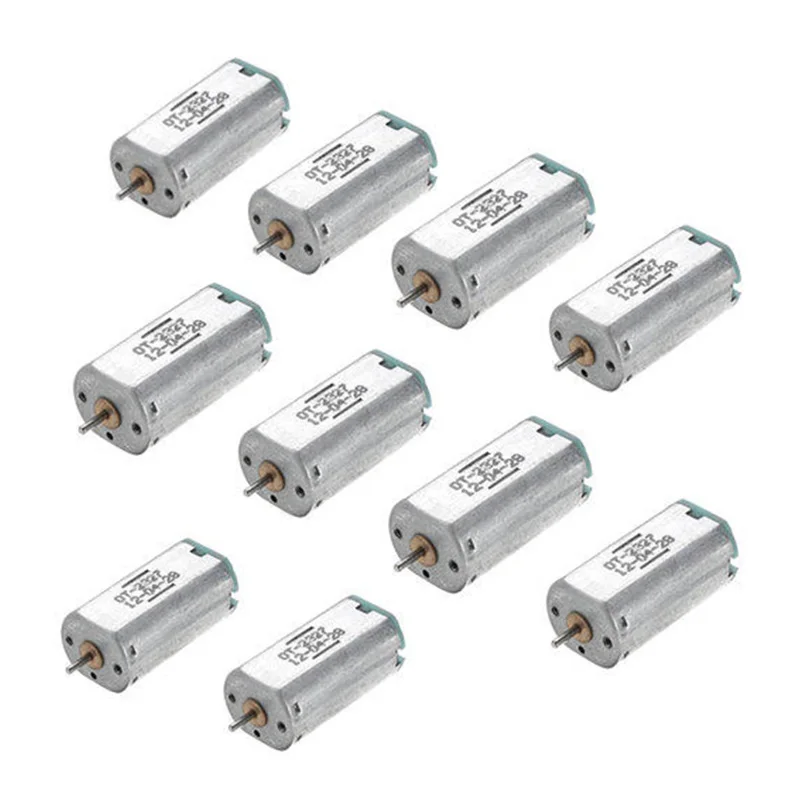 10 шт 3,7 V 32800rpm DC мотор N40 Сильный магнитный двигатель с угольными щетками