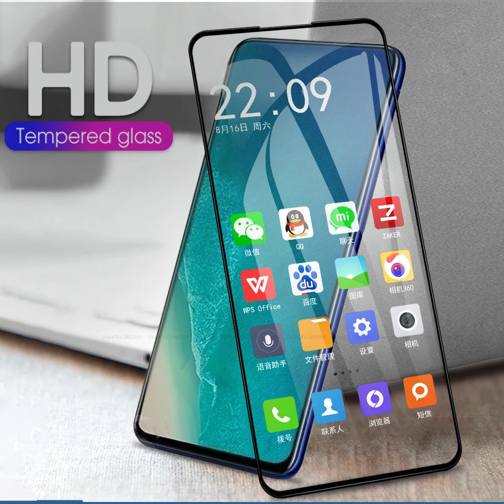 Закаленное стекло с полным покрытием для Vivo V15 Pro V11i V3 Max V9 X27 X23 X21 X20 X9S X9 Plus|Защитные