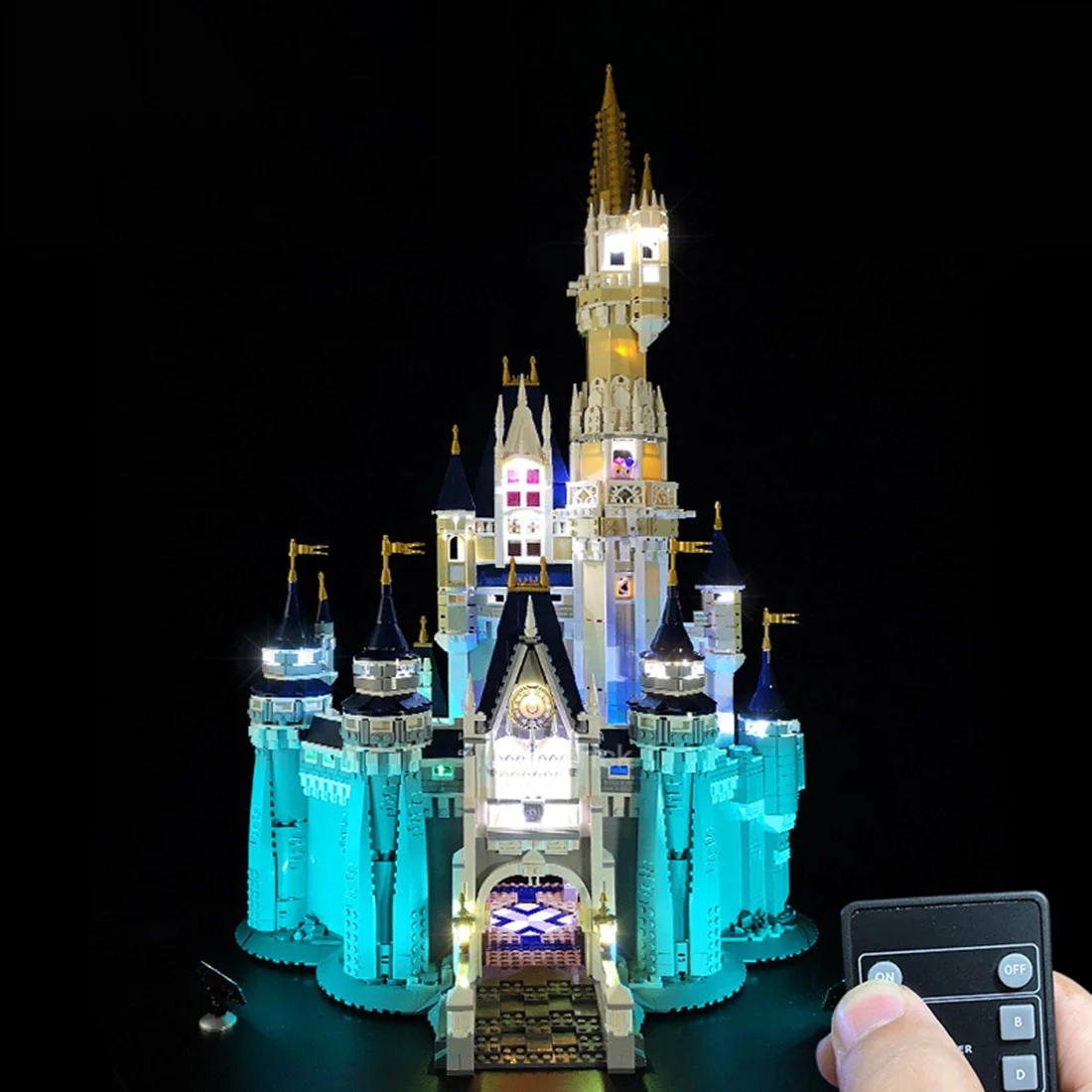 Светодиодный комплект для строительства модели освещения с питанием от USB для 71040(только светодиодный, без комплекта)-версия пульта дистанционного управления