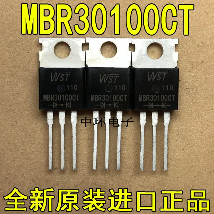 10 шт./лот MBR30100CT T0-220 30A 100V