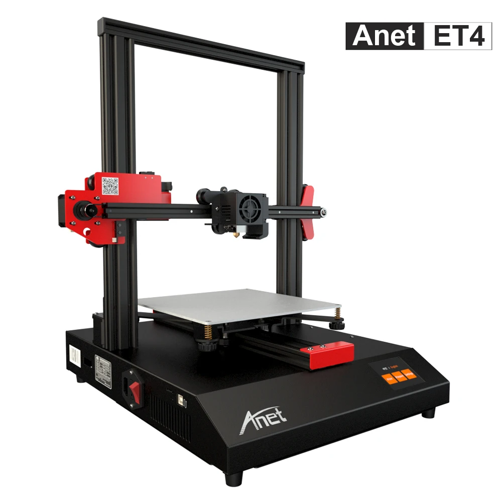 ET4 3D Printer Горячая конкурентоспособный Anet A6 A8 3d принтер Reprap Prusa i3 Высокоточный DIY 3d принтер комплект с Micro SD карты USB разъем - Цвет: ET4 3D Printer