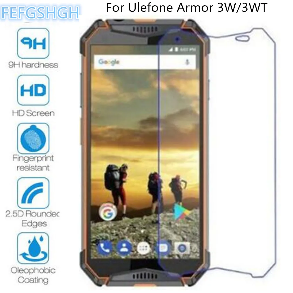 

9H 2.5D Tempered Glass For Ulefone Armor 3W Explosion Proof Screen Protector For Ulefone Armor 3WT Protective Film Glass