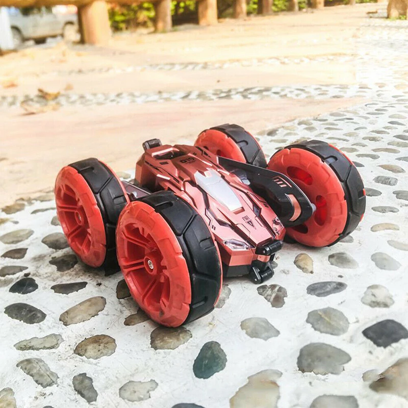 1:24 2,4G высокоскоростной RC двухсторонний трюк автомобиль дистанционное управление взрослые дети игрушки