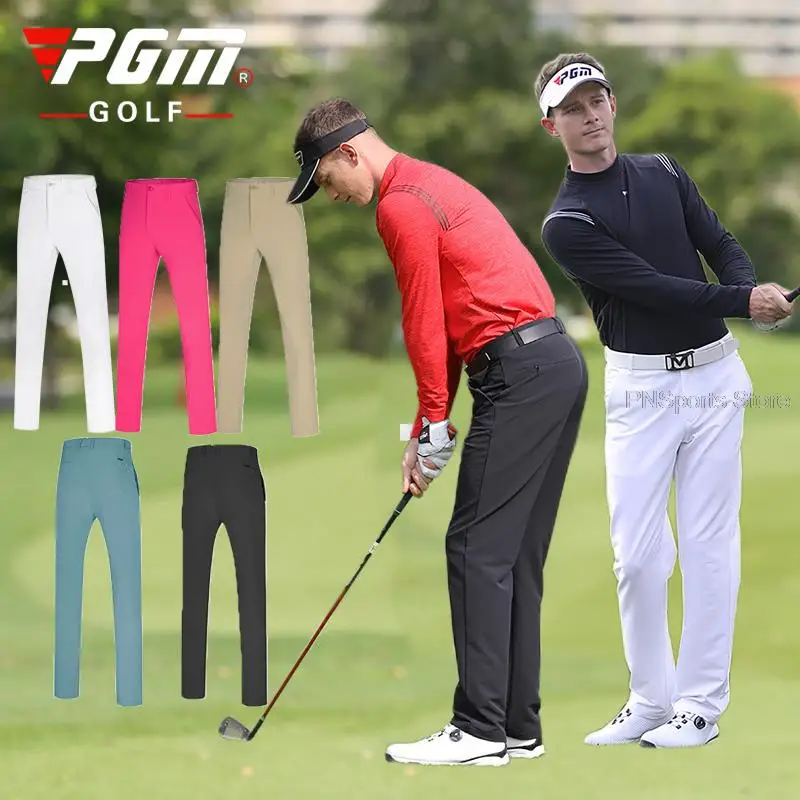 Golf Pants For Men Tennis Basebal Long Trousers Male Winter Autumn High-Elastic Golf Pants Man Sports Wear Ball Sweatpant Pgm golf sports trousers