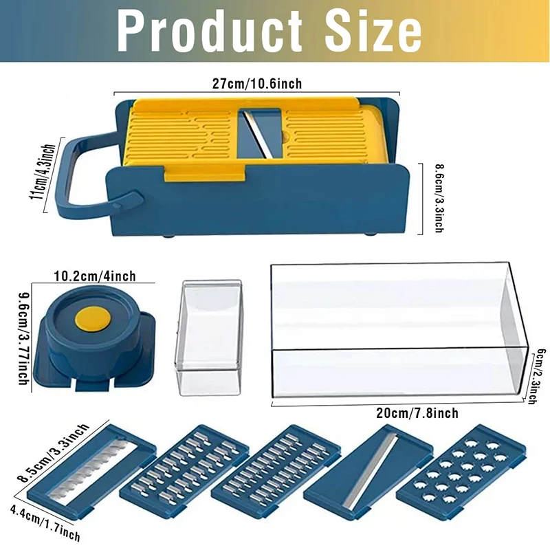 Daržovių pjaustytuvas Virtuvės reikmenys Mandolino pjaustyklė Vaisių pjaustytuvas Bulvių skustukas Morkų sūrio tarka Daržovių pjaustyklė Virėjas_voghion.com