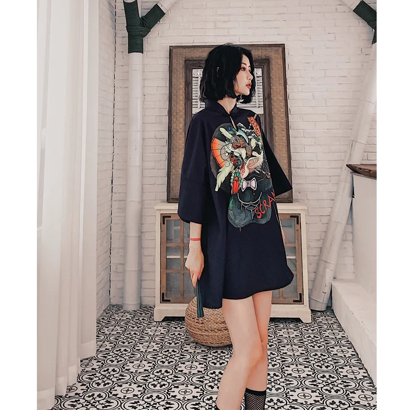 Китайское платье китайское традиционное платье женское шелковое атласное cheongsam винтажное Ципао с коротким рукавом длинное платье цветок плюс