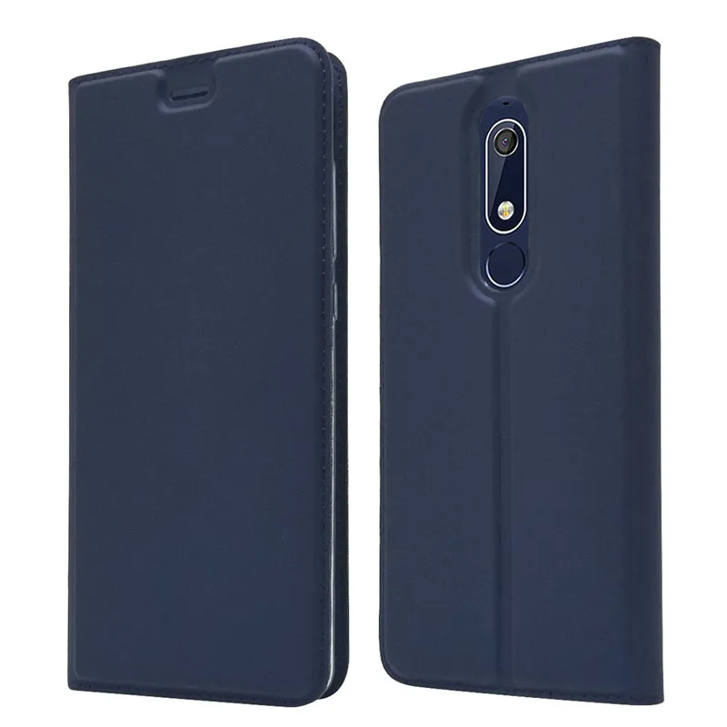 Для Nokia 5,1 кожаный чехол для Coque Nokia 5,1 Nokia5.1 чехол Роскошный винтажный кошелек Магнитный флип-чехол для телефона