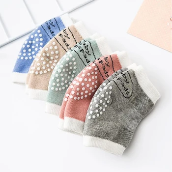 

Newborn Baby Kneepad Newborn Baby A Pair Anti-skid And Anti-fall Of Child Protection Sock Cotton Suitable For 0-3-Year-Old Baby