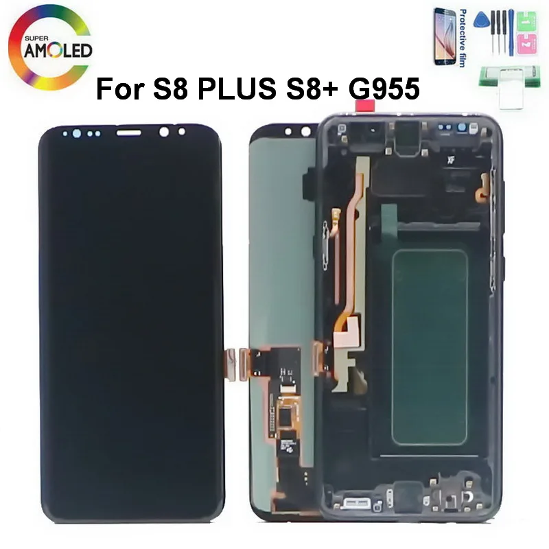 Original AMOLED S8+ LCD Screen For Samsung Galaxy