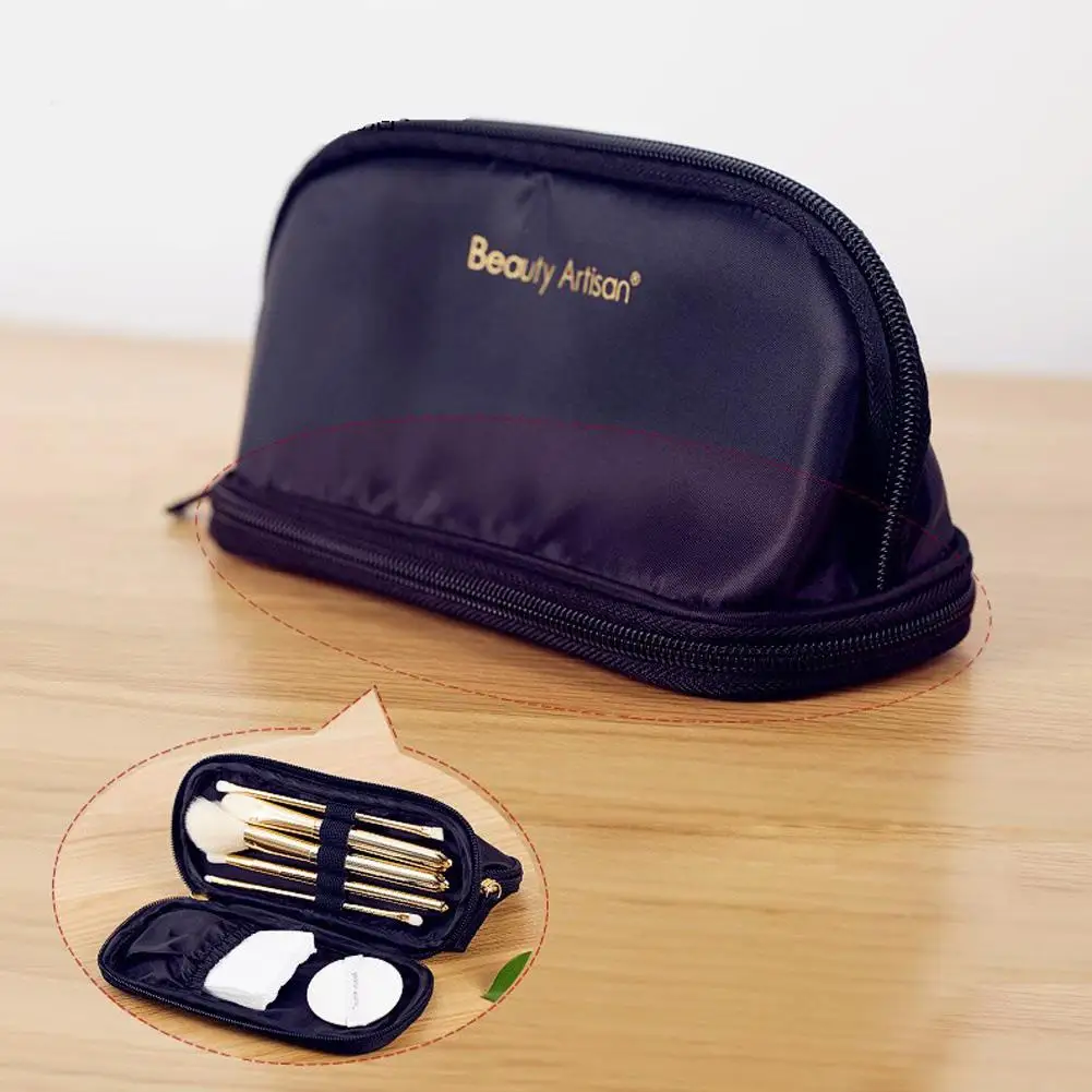

HobbyLane Outdoor Cosmetic Brush Bag Holding Bag Multi-functional Dual-purpose Cosmetic Bag Large Capacity Portable Storage Bag