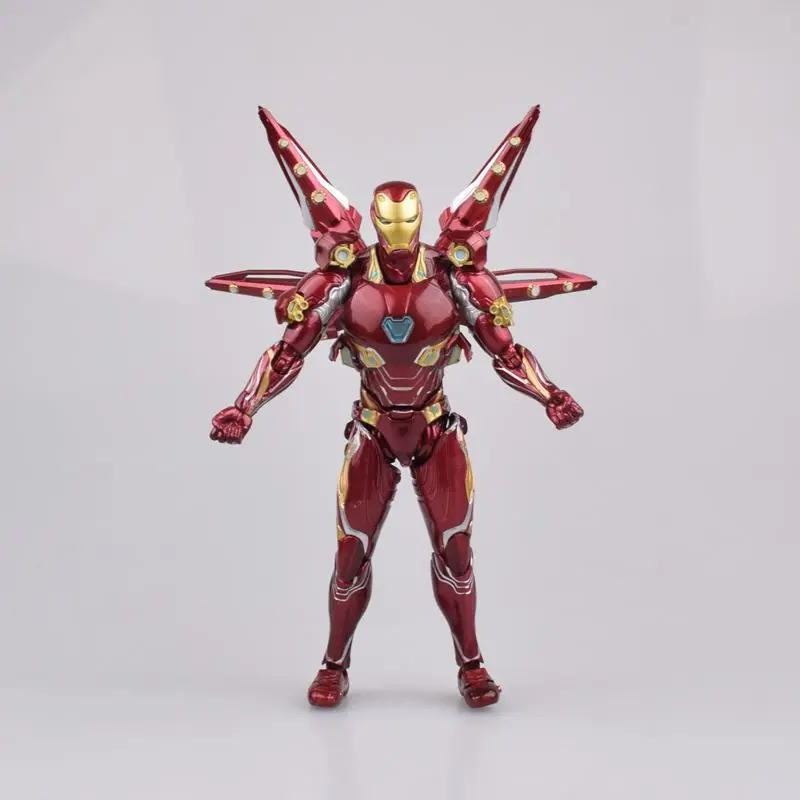 

Ironman MK50 Nano Weapon Set 2 Anime Figures PVC Avengers Tony Hulk Action Iron Man Mark 50 Figurine Model Toys Juguetes Doll