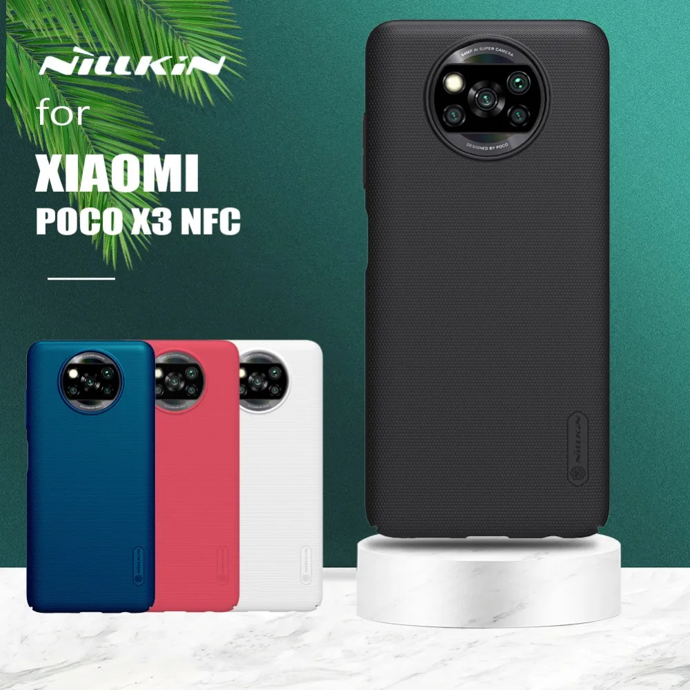 for Xiaomi Poco X3 NFC Case Nillkin CamShield Case Slide Camera Frosted Shield Slim Cover for Xiaomi Poco X3 NFC Global Version 22