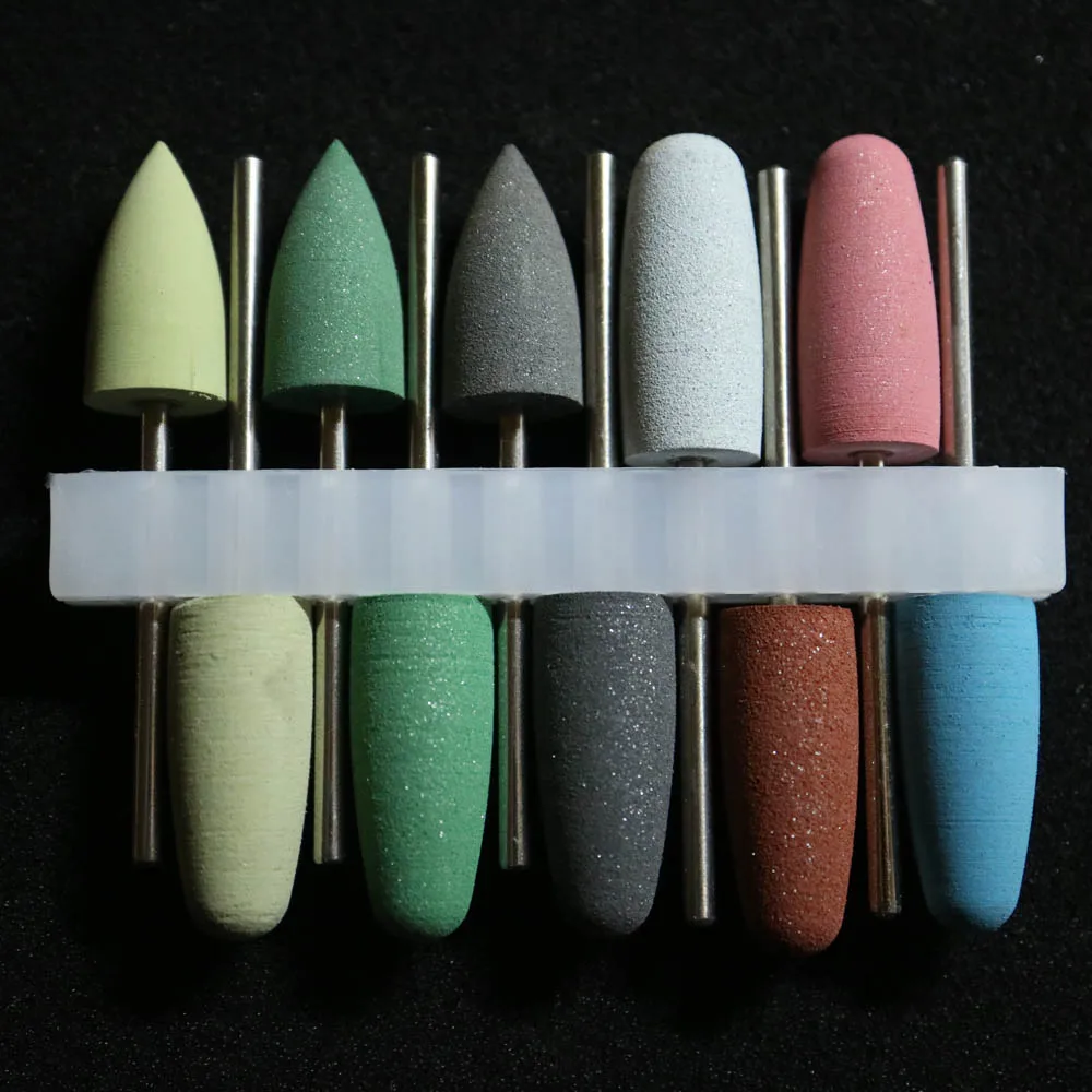 10pcs Dental lab Polishers Teeth Polishing Kit for Denture Acrylic