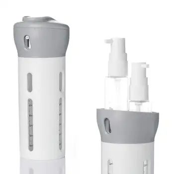 

4-in-1 Travel Sub-Bottles Set, Refillable Organized Leak Proof Toiletries With Labels, Lotion/Shampoo Dispenser Container Kit