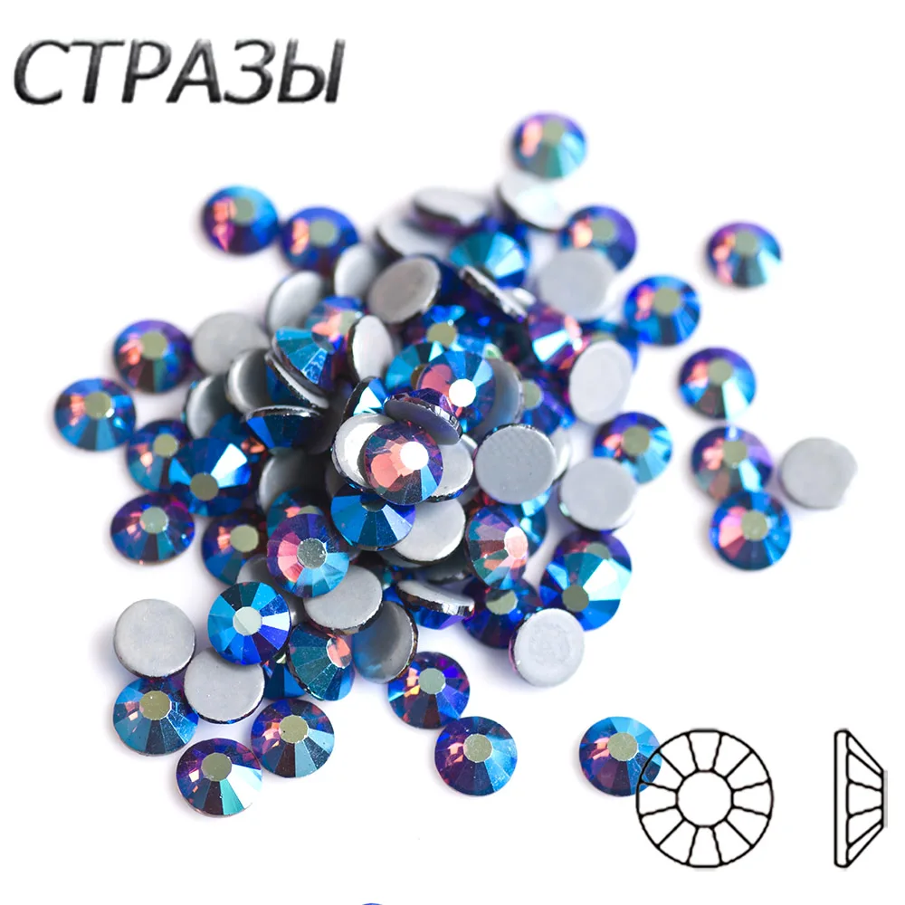 5A Strass 1440 шт./лот, ss16 SS20 5A DMC Аметист АВ железо на горном хрустале Стразы горячего крепления для Одежда Обувь Сумки