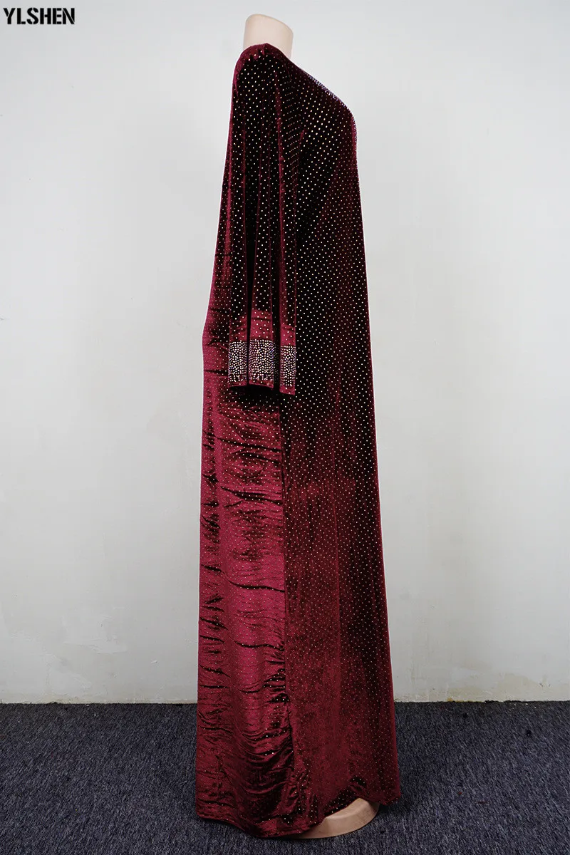 Plus Size African Dresses for Women Bazin Boubou Robe Africaine Femme Clothes Dashiki Long Abayas Muslim Dress Africa Clothing 22