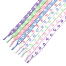 Lacets de chaussures plates Little daisy, Sakura, pour baskets montantes, en toile, AF1, accessoires de chaussures, nouveauté 2021 