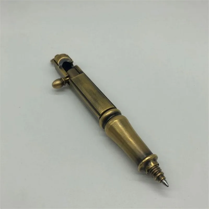 Feito à Mão Tática de Bronze Parafuso de Emergência Parafuso de Latão Disjuntor de Janela de Emergência Latão Multi-função Ferramenta Clássico Antiga Caneta Edc 7 Cheap Ferram. atividade ar livre