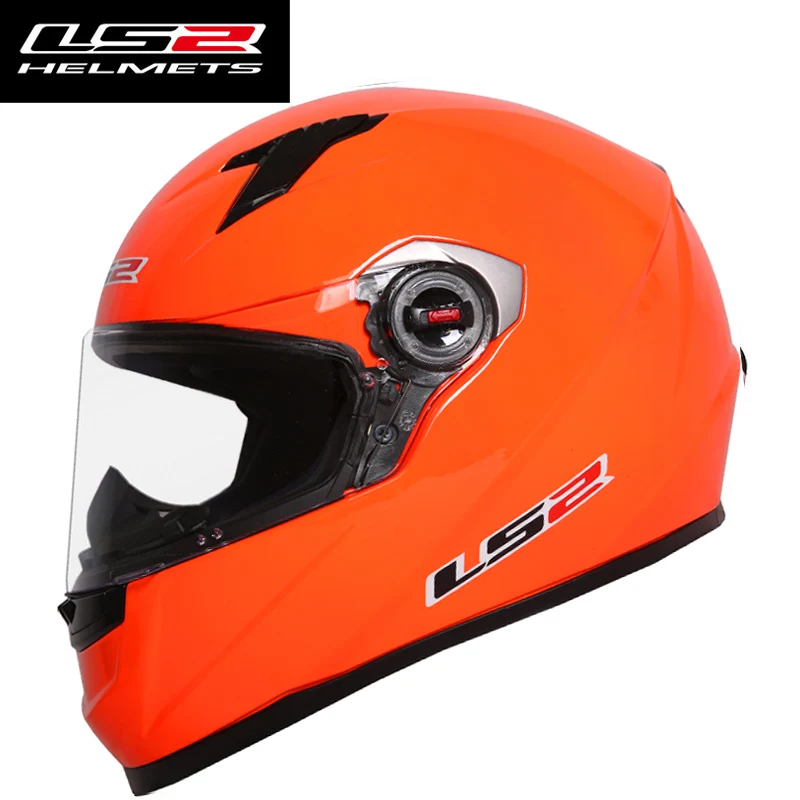 LS2 FF358 Полнолицевой мотоциклетный шлем rcycle moto rbike Racing Casco moto шлем capacetes ls2 capacete de moto cicleta - Цвет: Orange